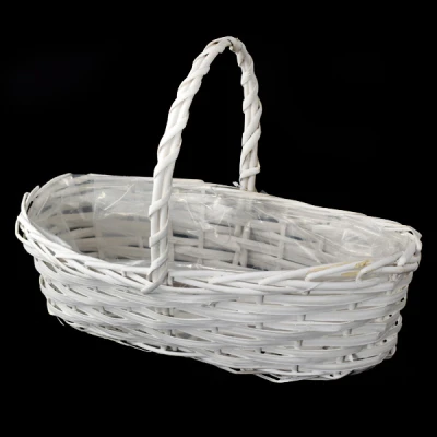 DM-KOSZ WIKLINA BIAŁY MAŁY OWALNY  J14557