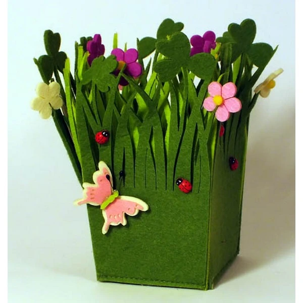 DM-KOSZYK FILCOWY KWADRAT WYSOKI  FQ13-1020