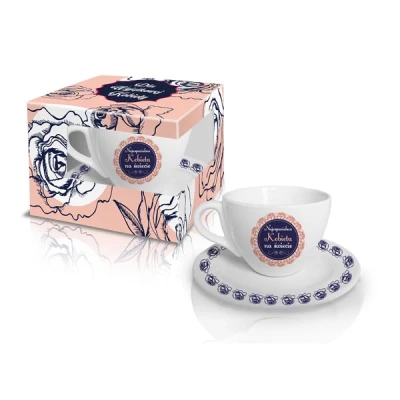 BG-FILIŻANKA ZE SPODKIEM *NAJWSPANIALSZA KOBIETA NA ŚWIECIE*