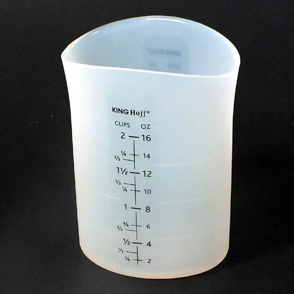 KH-4663 SILIKONOWY KUBEK POMIAROWY 500ML