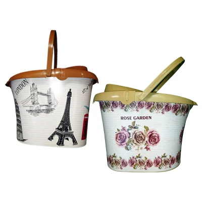 KONEX-WIADRO Z NADRUKIEM 13L+WYCISKACZ /16001/