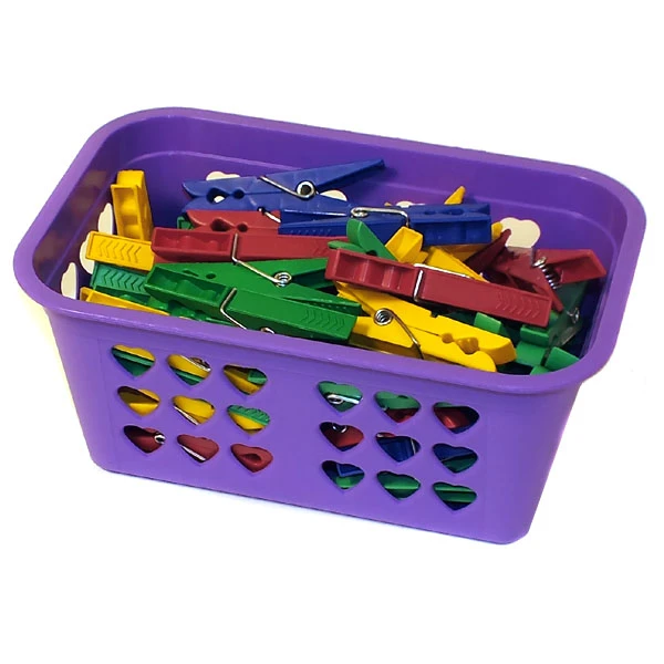 MTM - KOSZYK Z KLAMERKAMI ŚREDNI 70SZT