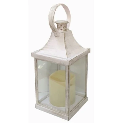 TOM-LATARNIA LED 10,5*10,5*24CM LRN12 W BIAŁA