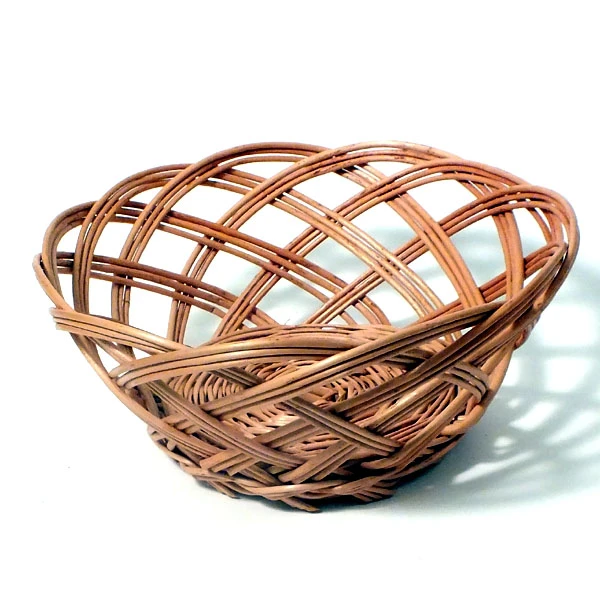 WK-KOSZYK NA CHLEB WIKLINOWY *AŻUR* OKRĄGŁY 24CM