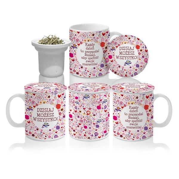 BG-KUBEK Z ZAPARZACZEM *MOGĘ WSZYSTKO*