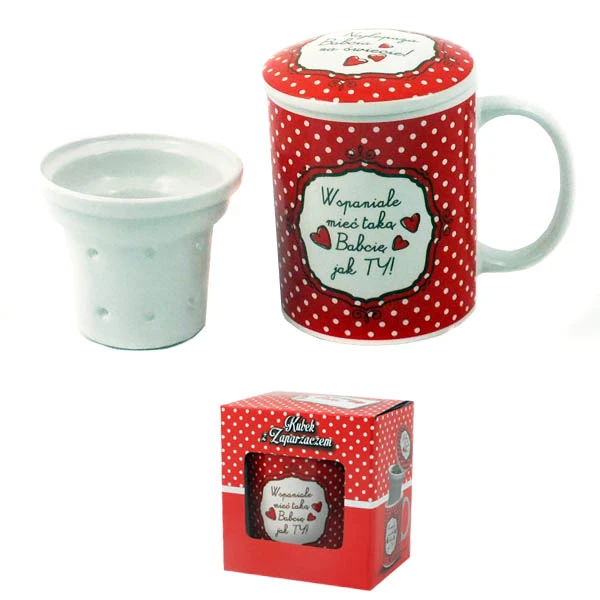 BG-KUBEK Z ZAPARZACZEM *WSPANIALE MIEĆ TAKĄ BABCIĘ JAK TY 3*