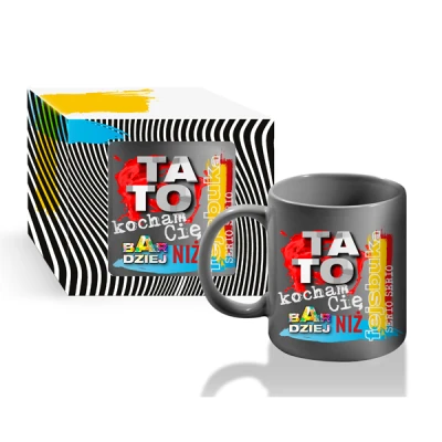 CF-KUBEK BOSS 300ML *TATO KOCHAM CIĘ BARDZIEJ NIŻ FEJSBUK*