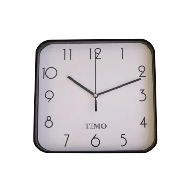 FENIKS-ZEGAR ŚCIENNY 24CM *TIMO 53* CZARNY