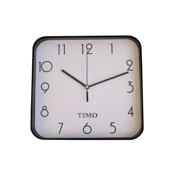 FENIKS-ZEGAR ŚCIENNY 24CM *TIMO 53* CZARNY