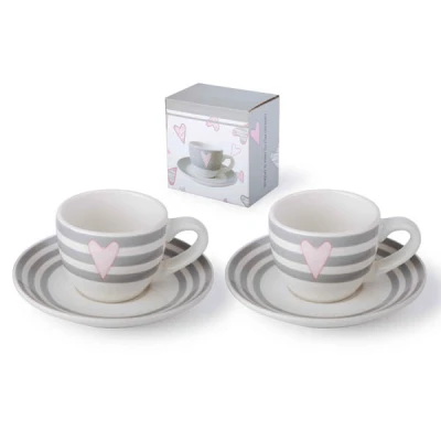 MON-KPL. 2-FILIŻANEK ZE SPODKAMI *ANNABELLE* ESPRESSO 8400