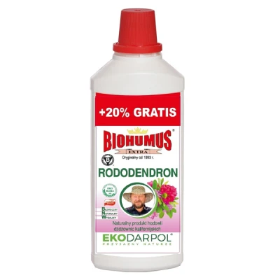 NAWÓZ BIOHUMUS EXTRA RODODENDRON 1L +20% GRATIS