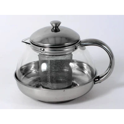 ******MX1008 CZAJNICZEK Z ZAPARZACZEM STALOWYM 700ML