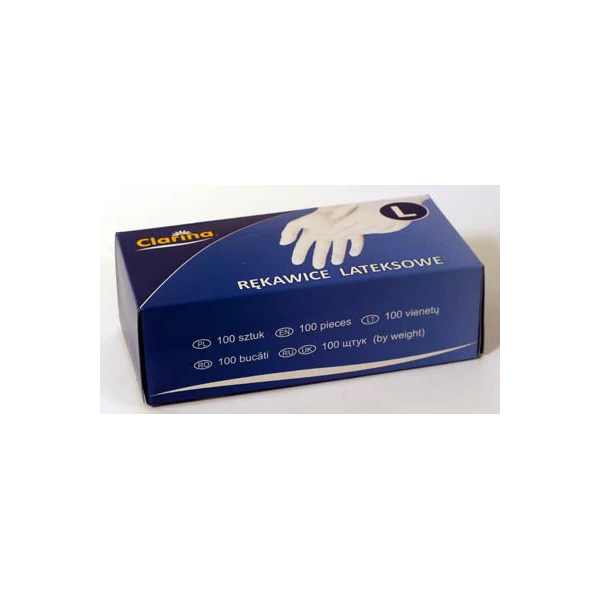 AKU-RĘKAWICE LATEX *L* /100/