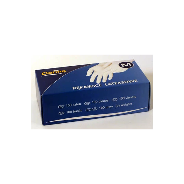 AKU-RĘKAWICE LATEX *M* /100/