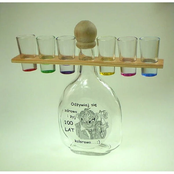 ANAPOL-KPL. KARAFKA + 6 KIEL.*ŻYJ KOLOROWO* 495