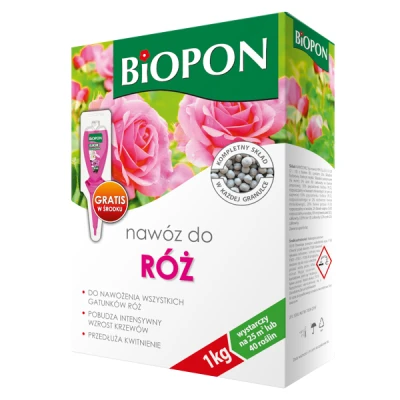 BIOP-NAWÓZ DO RÓŻ GRANULAT 1KG