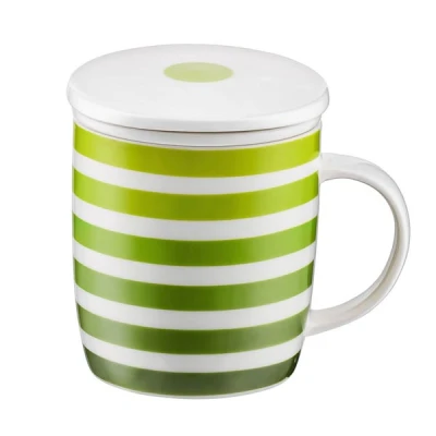 DAJ-KUBEK Z ZAPARZACZEM 390ML PASKI 39932