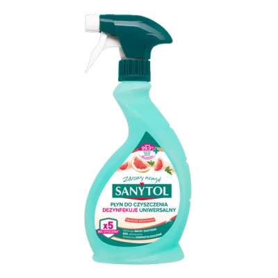 GR-SPRAY CZYSZCZĄCY DEZYNFEKUJĄCY 500ML GREJFRUT SANYTOL