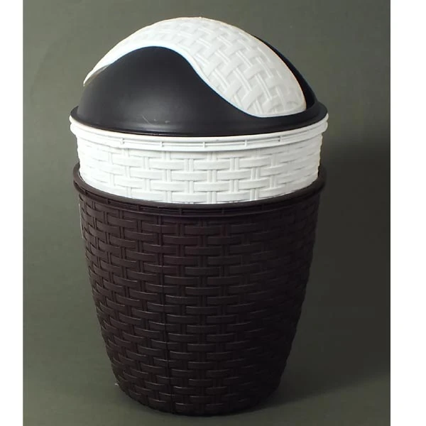 KAT-KOSZ NA ŚMIECI UCHYLNY 8L RATTAN