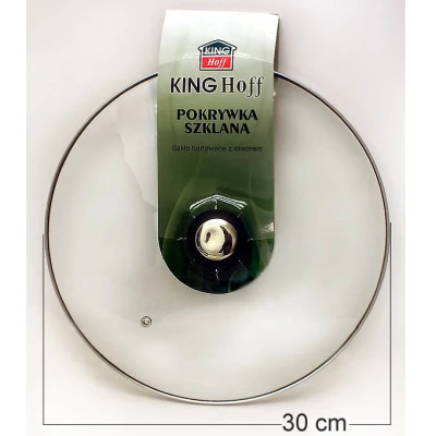 KH-4391 POKRYWA SZKLANA 30CM BEZ RANTU