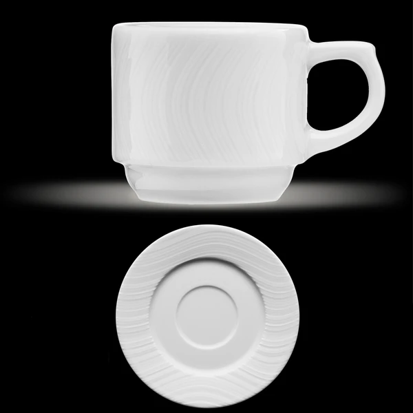 LUB-FILIŻANKA ZE SPODKIEM 08/13,5 RIVER 000W GŁADKA