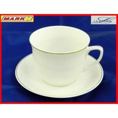 LUBIANA-FILIŻANKA+SPODEK *WIEDEŃ ZŁOTY PASEK*