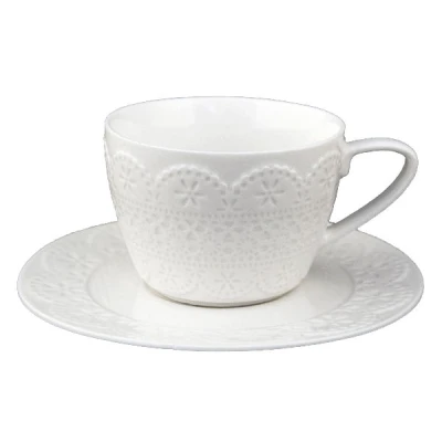 MONDEX-KPL. FILIŻANKA+SPODEK *KORONKA* YM3107