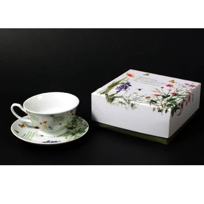 MON-FILIŻANKA + SPODEK *R095* ŁĄKA