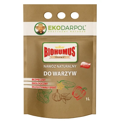 NAWÓZ SYPKI BIOHUMUS EXTRA DO WARZYW 1L
