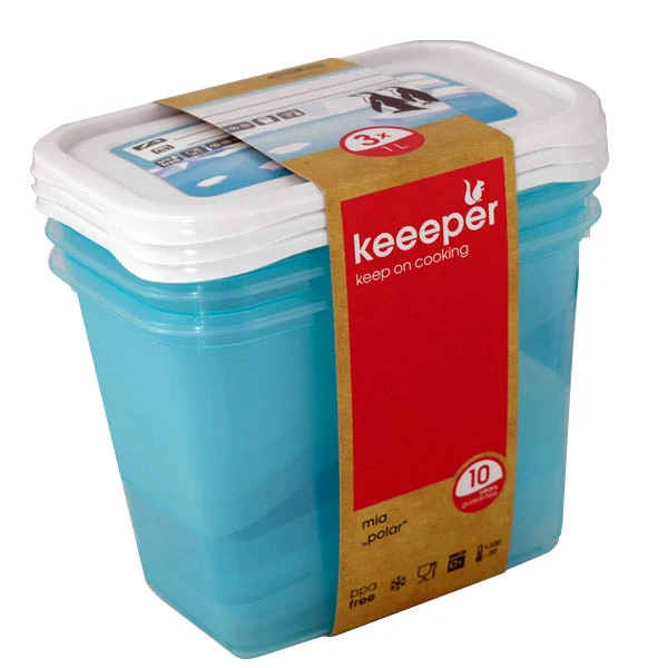 OKT-KPL. 3 POJEMNIKÓW PROSTOKĄTNYCH 1L POLAR/MAGIC ICE 30691