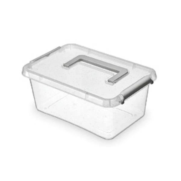 POJEMNIK *NANO BOX JONY SREBRA* Z RĄCZKĄ 4,5L Z/P 1323