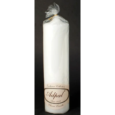 ADPAL-ŚWIECA KLASYCZNA PIEŃKOWA MATOWA  BIAŁA 300/80