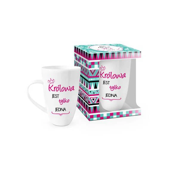 BG-KUBEK BARYŁKA 400ML *KRÓLOWA...*