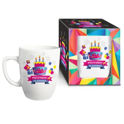 BG-KUBEK BARYŁKA 750ML *TORT WSZYSTKIEGO NAJLEPSZEGO*