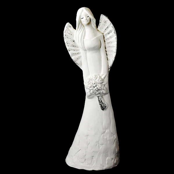 CA-ANIOŁ GIPSOWY BIAŁY B0103