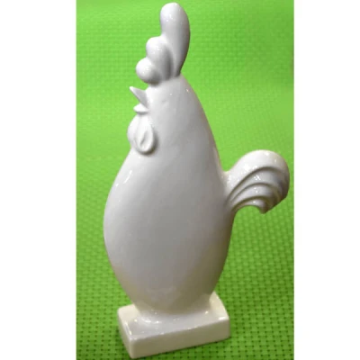 CER-KOGUCIK NA PODSTAWIE DUŻY *SZKLIWO ECRU* C-734SZ