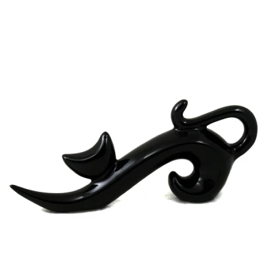 CER-KOT GATTA MAŁY* DEKOR SZKLIWO CZARNE* C-526SZK