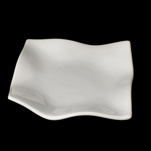 CER-PODSTAWKA FALOWANA KWADRAT *SZKLIWO BIAŁE*C- 639SZB