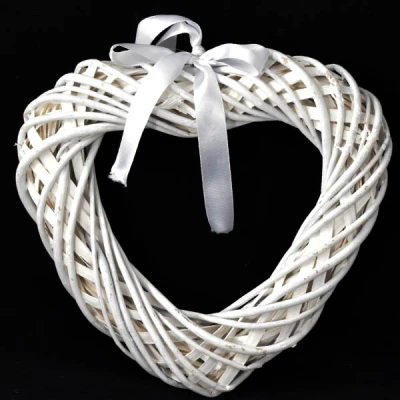 DM-DEKORACJA WIKLINOWA SERCE GRUBE  L HP277