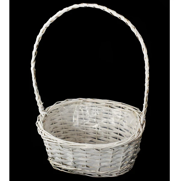 DM-KOSZ WIKLINA BIAŁY DUŻY OWALNY  J14510