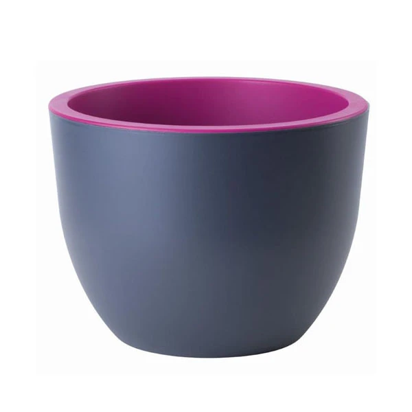 DONICA MUNA 40 OKRĄGŁA ANTRACYT +OBRĘCZ JAGODA