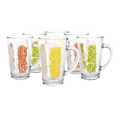 GLASMARK-6 KUBKÓW IWO 300ML MIX OWOCOWY