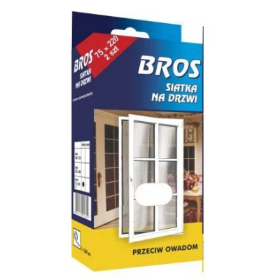 BROS-KPL. 2 SIATEK NA DRZWI 75*220 BIALA