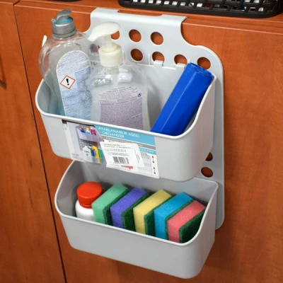 KATEX-ORGANIZER WISZACY *DUO* - CIEMNO-SZARY