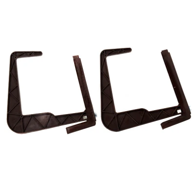 HAK BALKONOWY PLASTIK /2SZT/ BRĄZ