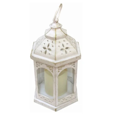 TOM-LATARNIA LED 14*12,5*23,5CM LRN11 W BIAŁA