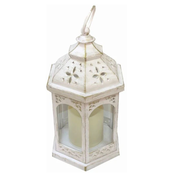 TOM-LATARNIA LED 14*12,5*23,5CM LRN11 W BIAŁA