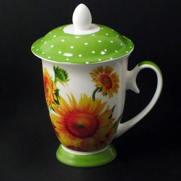 MON-KUBEK Z ZAPARZACZEM *SŁONECZNIK* 300ML 2835