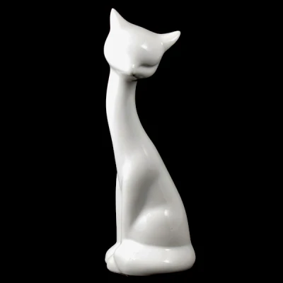 CER-KOT LISEK MAŁY*SZKLIWO BIAŁE* C-783SZB