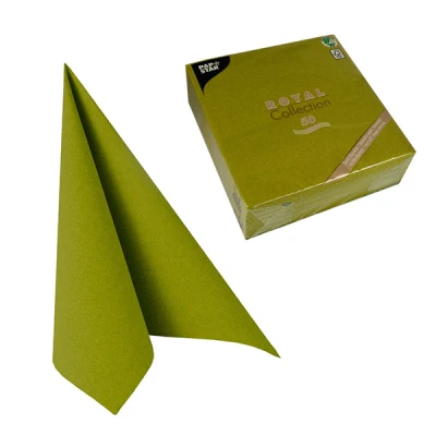 PAP-SERWETKI *RC* 40X40 A'50 81749 OLIWKA/UNI OLIVGRUN